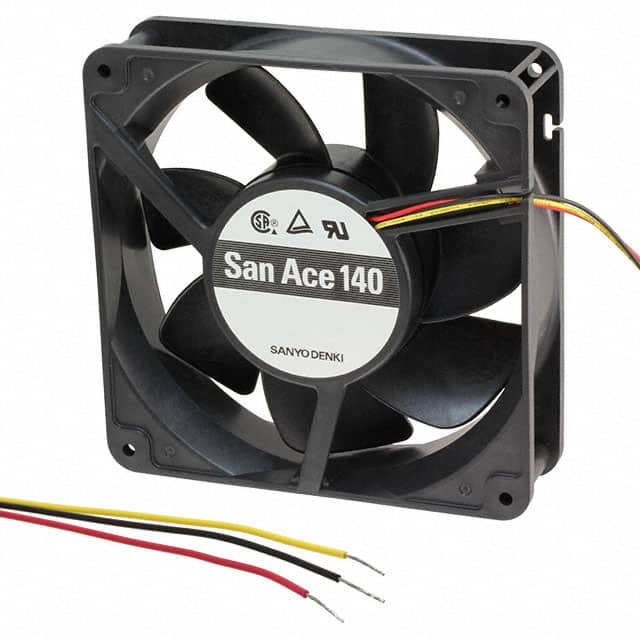 109P1412H101 FAN AXIAL 140X38MM 12VDC WIRE