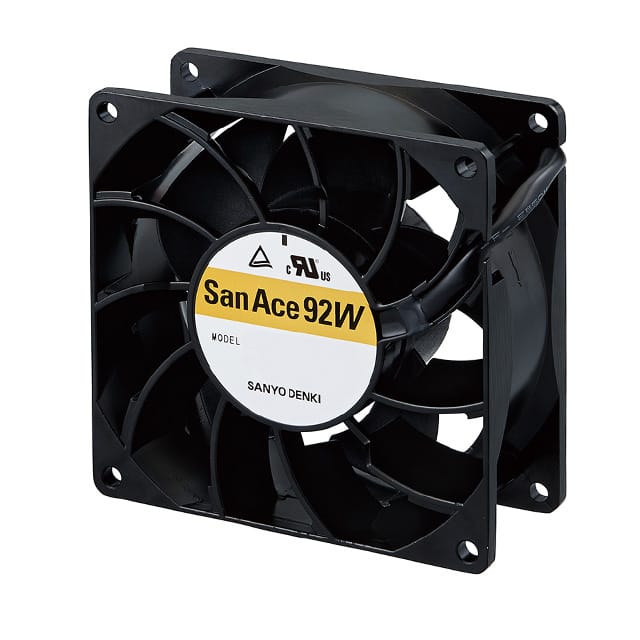 9WL0912P1H001 FAN AXIAL 92X38MM 12VDC WIRE