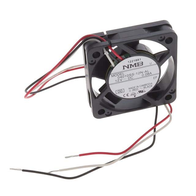 04010SS-12N-AL-00 FAN AXIAL 40X10MM 12VDC WIRE