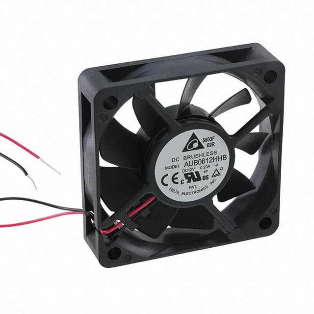 AUB0612HHB-A FAN AXIAL 60X15MM 12VDC WIRE