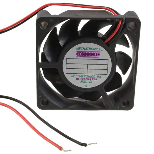 G6015L12B-RHR FAN AXIAL 60X15MM 12VDC WIRE
