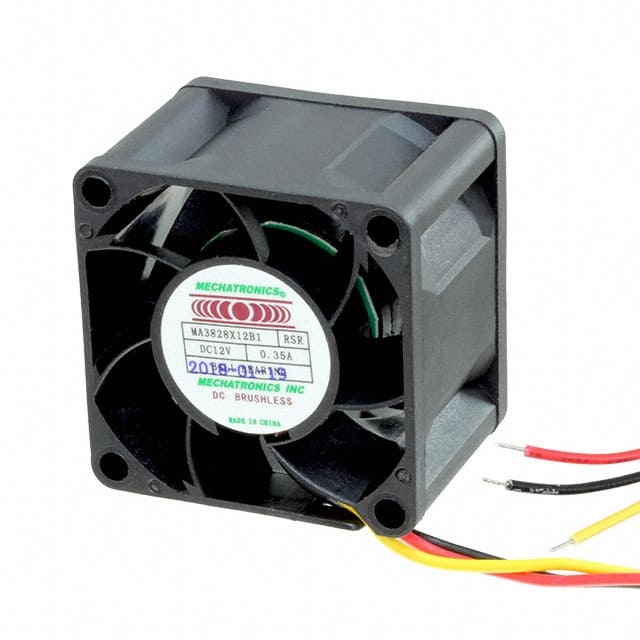 MA3828S12B1-RSR FAN AXIAL 38X28MM 12VDC WIRE