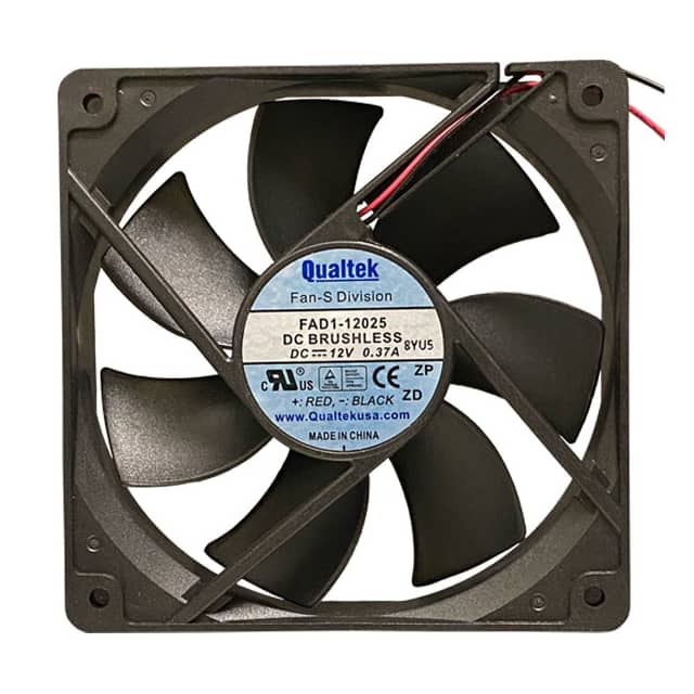 FAD1-12025CBLW12 FAN AXIAL 120X25.5MM 12VDC WIRE