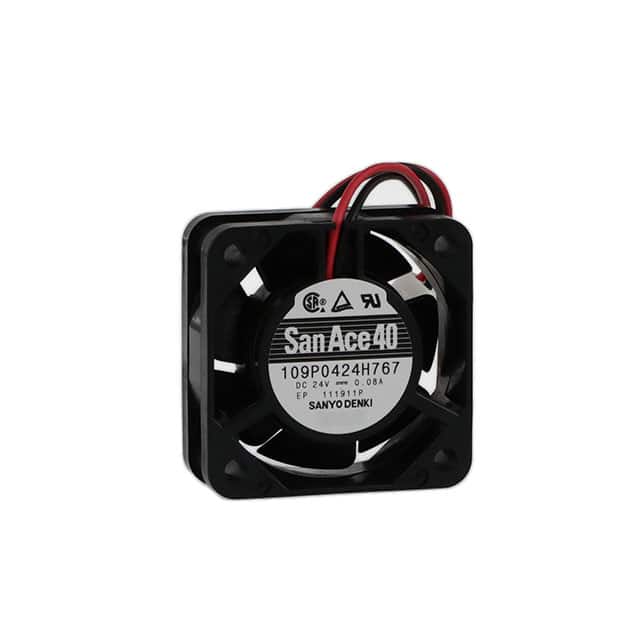 109P0424H767 FAN AXIAL 40X15MM 24VDC