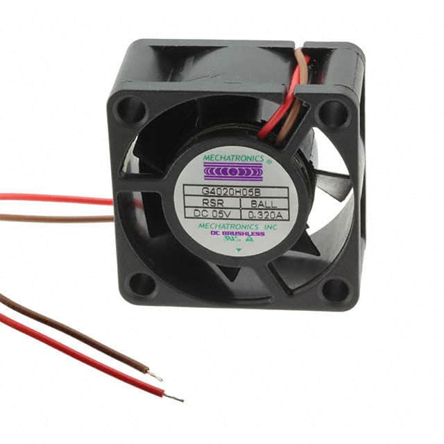 G4020H05B-RSR-EM FAN AXIAL 40X20MM BALL 5VDC WIRE