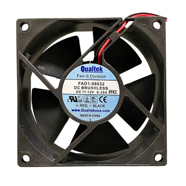 FAD1-08032CBMW12 FAN AXIAL 80.5X32MM 12VDC WIRE
