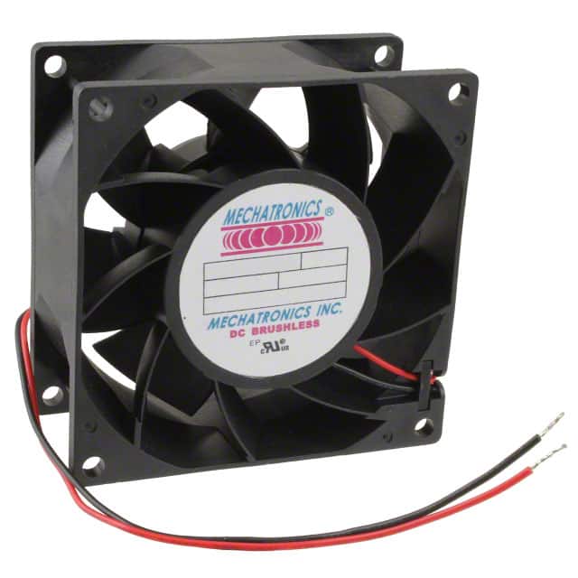MQ8038E24B-FSR FAN AXIAL 80X38MM 24VDC WIRE