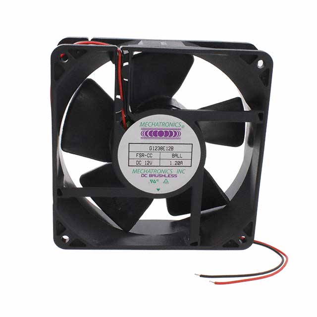 G1238E12B-FSR-CC FAN AXIAL 120X38MM 12VDC WIRE