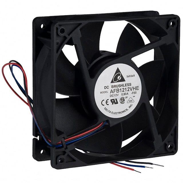 AFB1212VHE-F00 FAN AXIAL 120X38MM 12VDC WIRE
