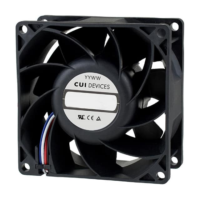 CFM-8038S-130-387 FAN AXIAL 80X37.6MM 12VDC WIRE
