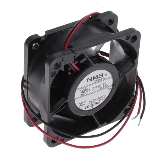 06025SA-12N-EA-D0 FAN AXIAL 60X25MM 12VDC WIRE