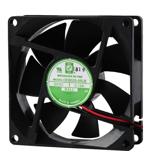 OD8025-48HBXE FAN AXIAL 80X25MM 48VDC WIRE