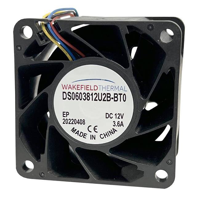 DS0603812U2B-BT0 FAN AXIAL 60X38MM 12VDC WIRE