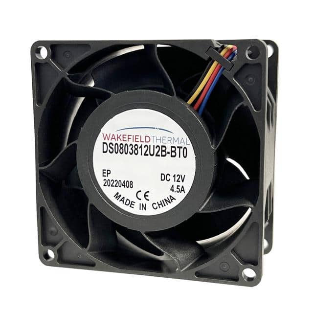 DS0803812U2B-BT0 FAN AXIAL 80X38MM 12VDC WIRE