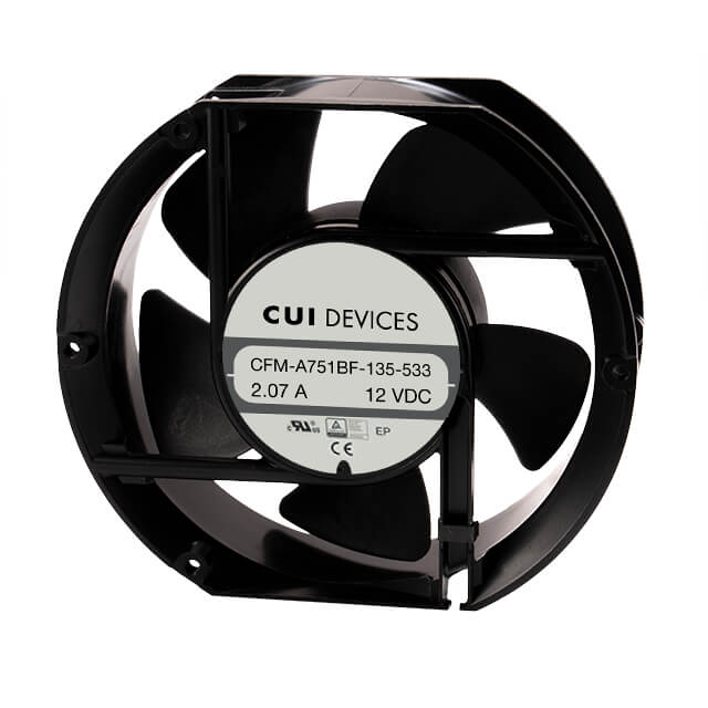 CFM-A751BF-125-460 FAN AXIAL 172X51.5MM 12VDC WIRE