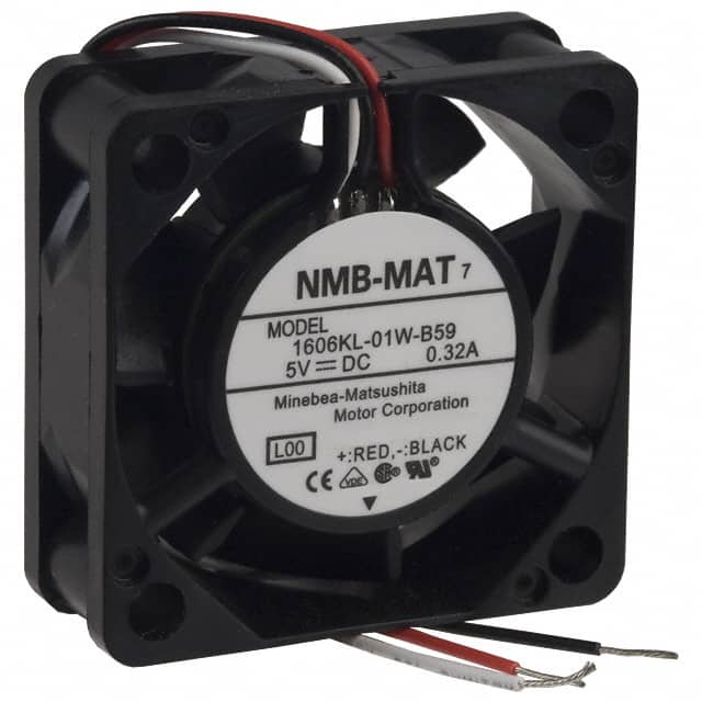 1606KL-01W-B59-L00 FAN AXIAL 40X15MM BALL 5VDC WIRE