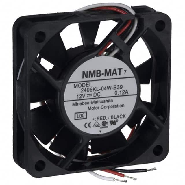 2406KL-04W-B39-L00 FAN AXIAL 60X15MM 12VDC WIRE