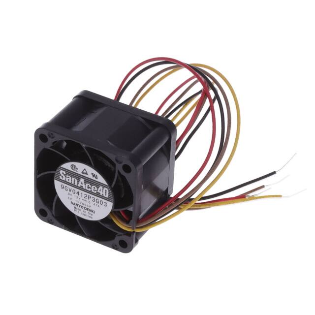 9GV0412P3G03 FAN AXIAL 40X28MM 12VDC WIRE