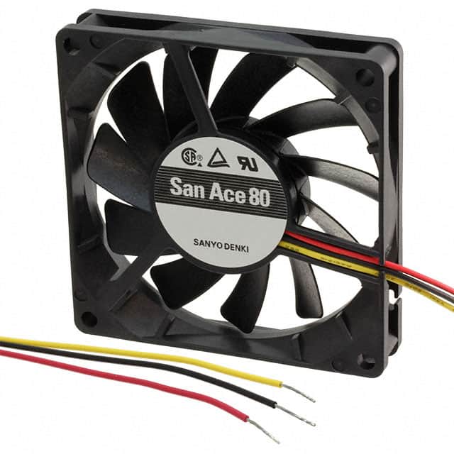 109P0812H602 FAN AXIAL 80X20MM 12VDC WIRE