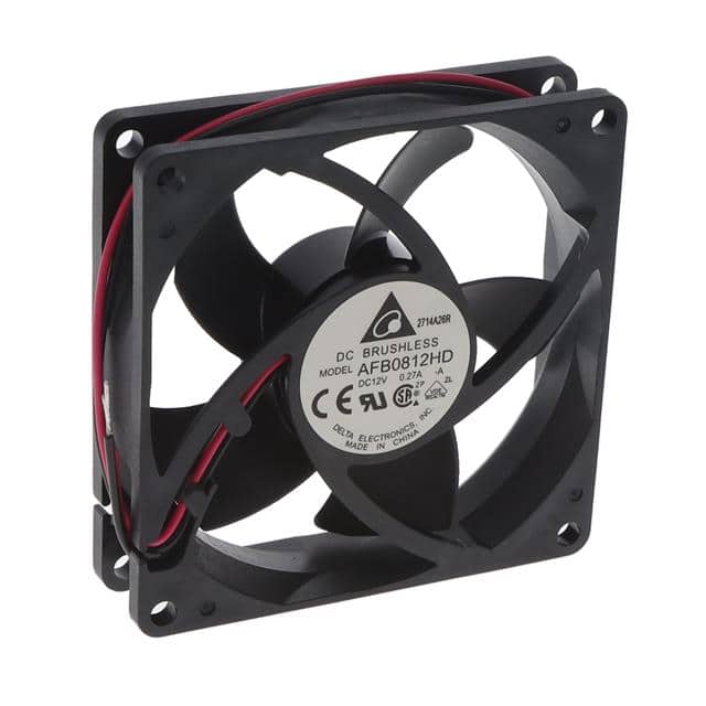 AFB0812HD-A FAN AXIAL 80X20MM 12VDC WIRE