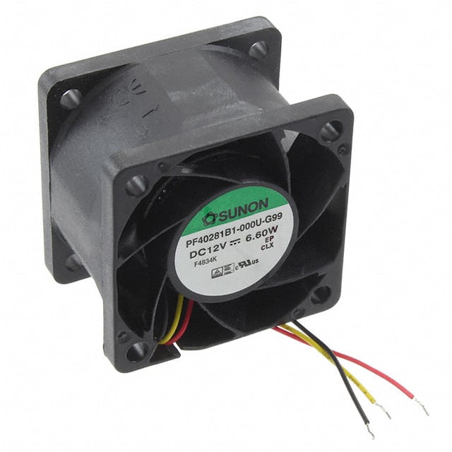 PF40281B1-000U-G99 FAN AXIAL 40X28MM 12VDC WIRE