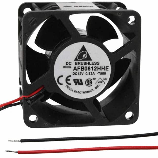AFB0612HHE-T500 FAN AXIAL 60X38MM 12VDC WIRE