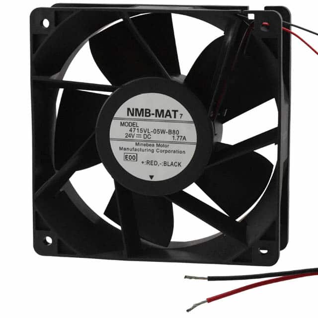 4715VL-05W-B80-E00 FAN AXIAL 120X38MM 24VDC WIRE