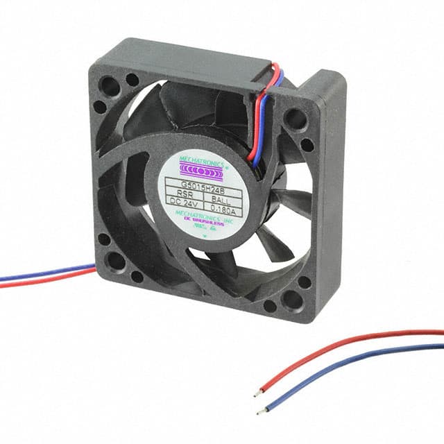 G5015H24B-RSR FAN AXIAL 50X15MM 24VDC WIRE