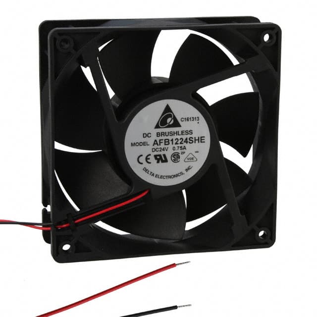 AFB1224SHE FAN AXIAL 120X38MM 24VDC WIRE