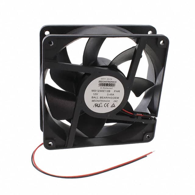 MS1238E12B-FHR-2EM FAN AXIAL 120X38MM 12VDC WIRE