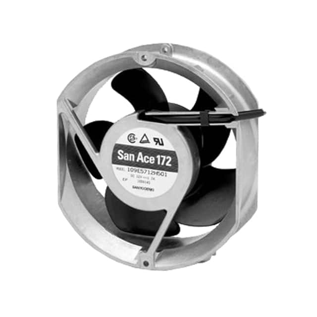 109E5724K501 FAN AXIAL 172X51MM 24VDC WIRE