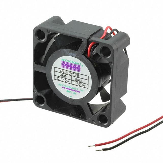 G4015X12B-RSR FAN AXIAL 40X15MM 12VDC WIRE
