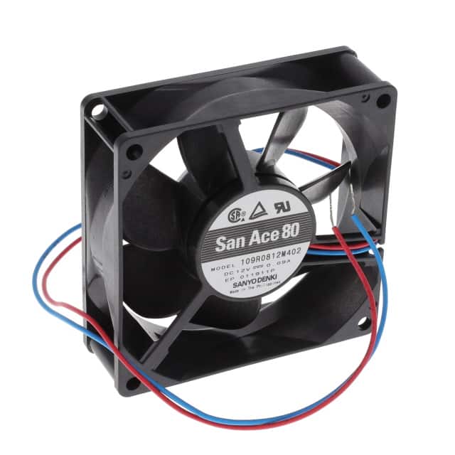 109R0812M402 FAN AXIAL 80X25MM 12VDC WIRE