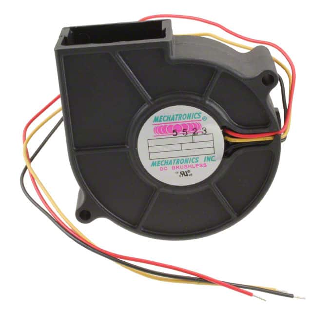 B7530E12B-BSR FAN BLOWER 76X30MM 12VDC WIRE