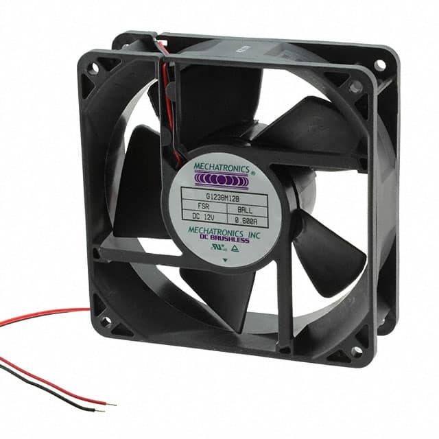 G1238M12B-FSR FAN AXIAL 119X38MM 12VDC WIRE