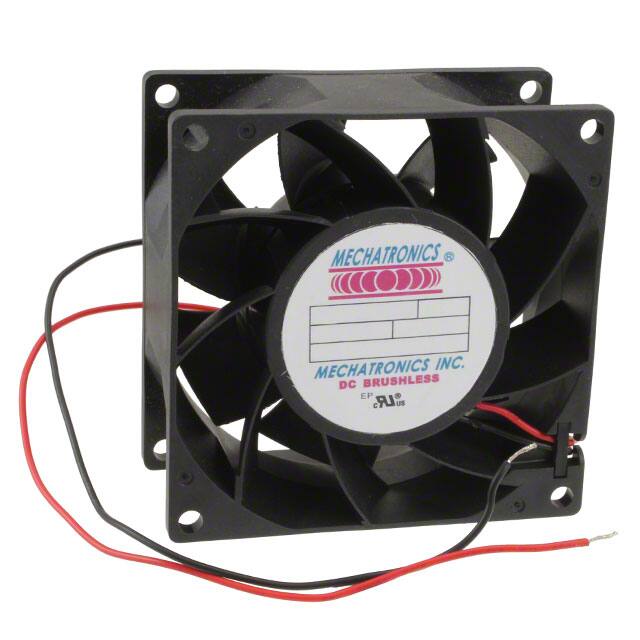 MQ8038E12B-FSR FAN AXIAL 80X38MM 12VDC WIRE