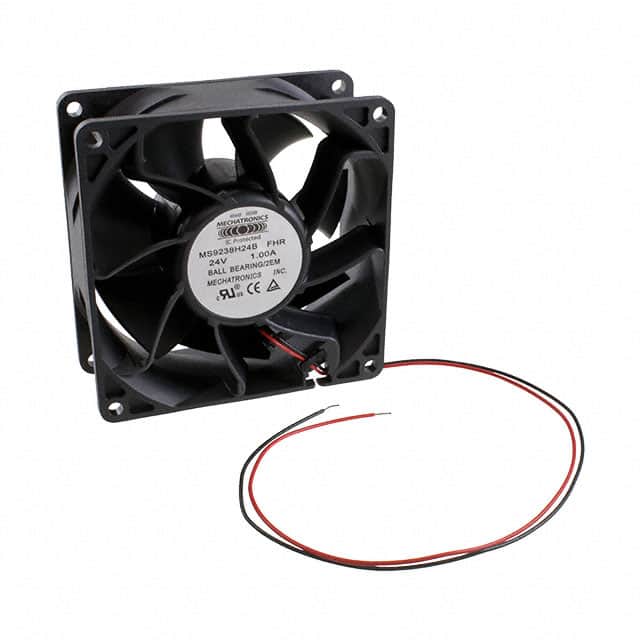 MS9238H24B-FHR-2EM FAN AXIAL 92X38MM 24VDC WIRE