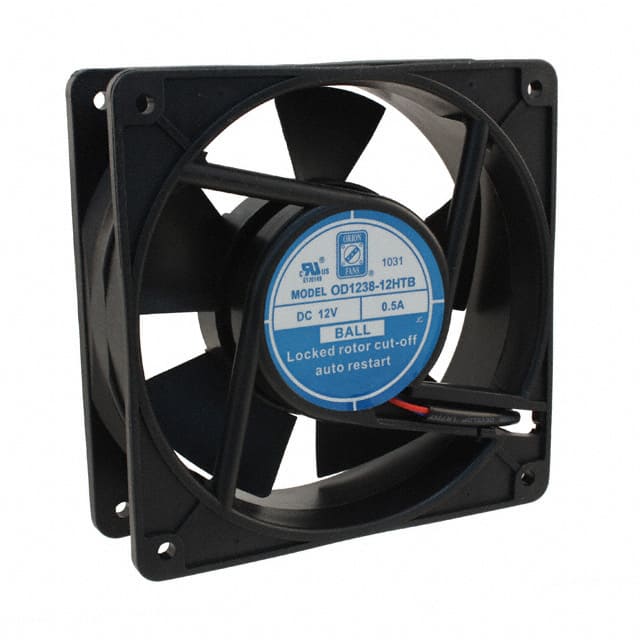 OD1238-12HTB FAN AXIAL 120X38.5MM 12VDC TERM