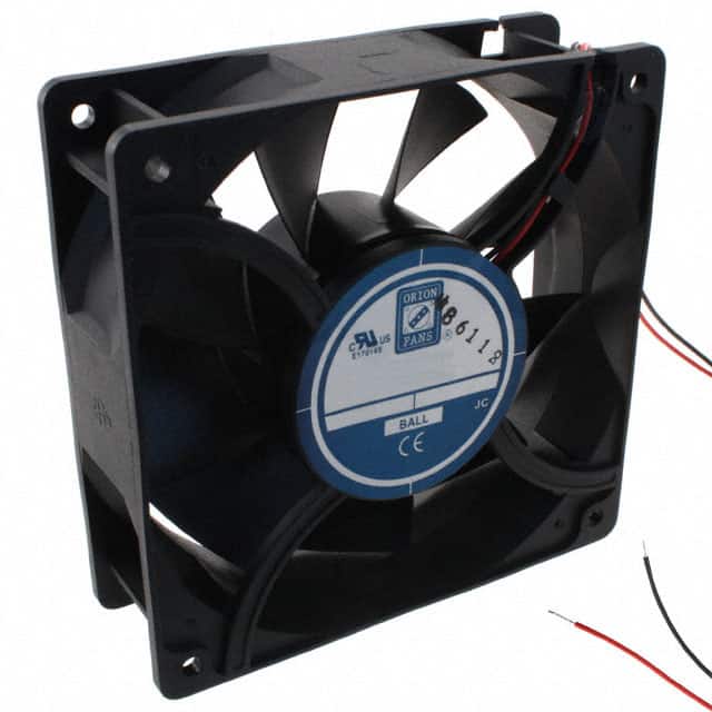 OD1238-12LBXC FAN AXIAL 120X38.5MM 12VDC WIRE