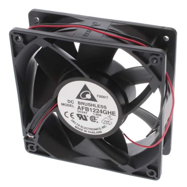 AFB1224GHE-C FAN AXIAL 120X38MM 24VDC WIRE