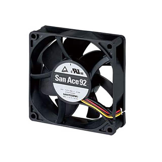 9HV0912P4H001 FAN AXIAL 92X25.2MM 12VDC WIRE