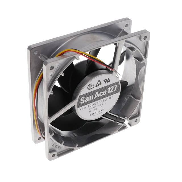 109E1348G101 FAN AXIAL 127X38MM 48VDC WIRE