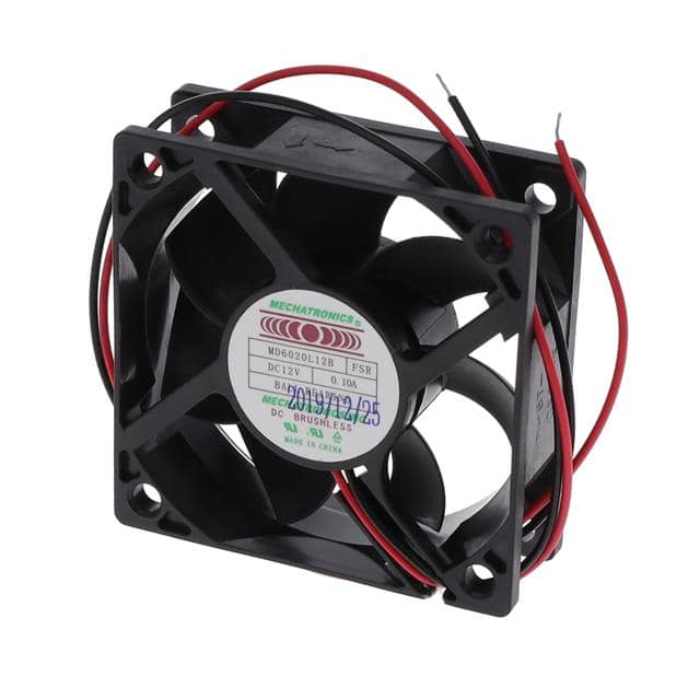 MD6020L12B-FSR FAN AXIAL 60X20.2MM 12VDC WIRE