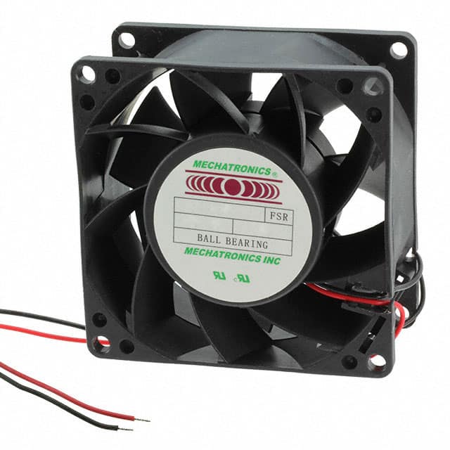 MC8038L24B-FSR FAN AXIAL 80X38MM 24VDC WIRE