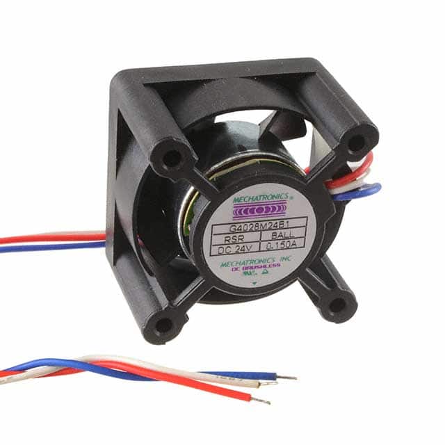 G4028M24B1-RSR FAN AXIAL 40X28MM 24VDC WIRE