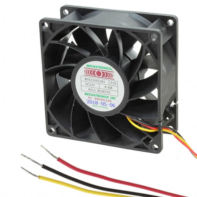 MD9238H24B1-FSR FAN AXIAL 92X38MM 24VDC WIRE