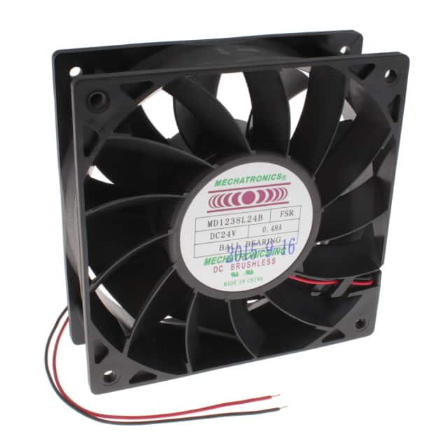 MD1238L24B-FSR FAN AXIAL 120X38MM 24VDC WIRE
