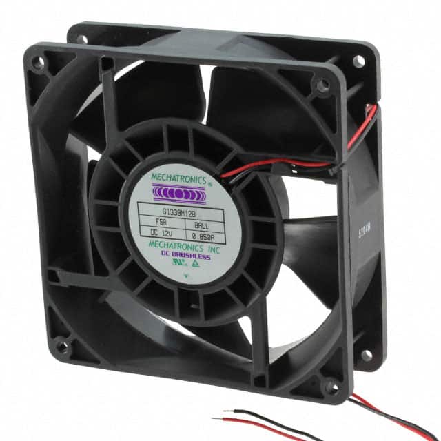 G1338M12B-FSR FAN AXIAL 127X38MM 12VDC WIRE