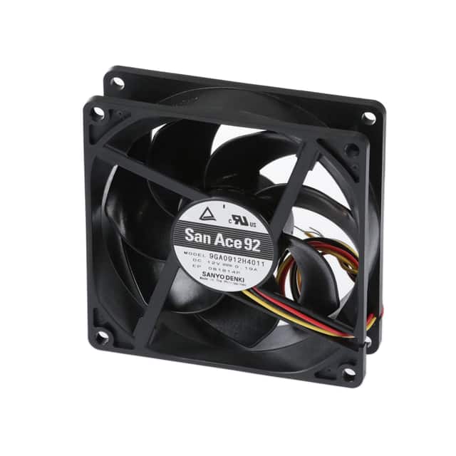 9GA0912H4011 FAN AXIAL 92X25MM 12VDC WIRE