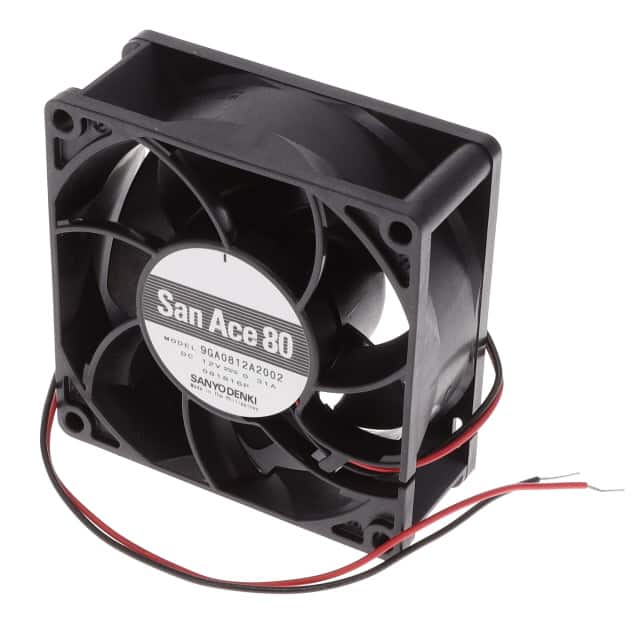 9GA0812A2002 FAN AXIAL 80X32MM 12VDC WIRE